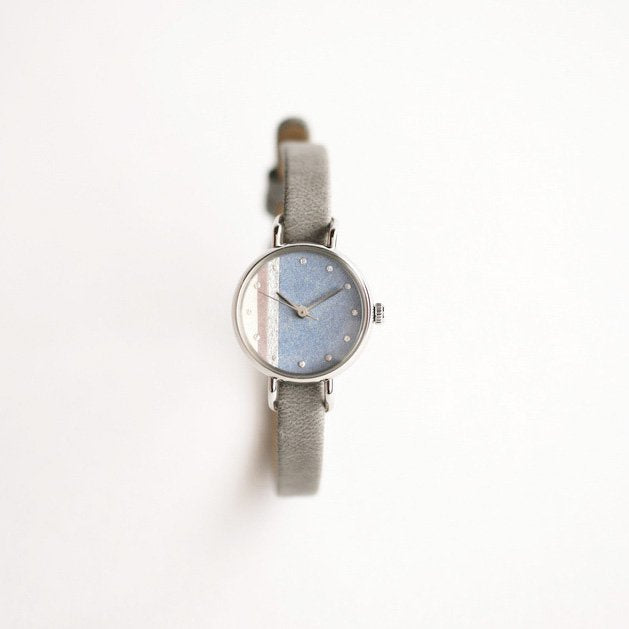 Elegant Women's Wristwatch - Dayflower Blue Japanese Handmade Watch for Women | Perfect for Office, Date Night & Special Occasions