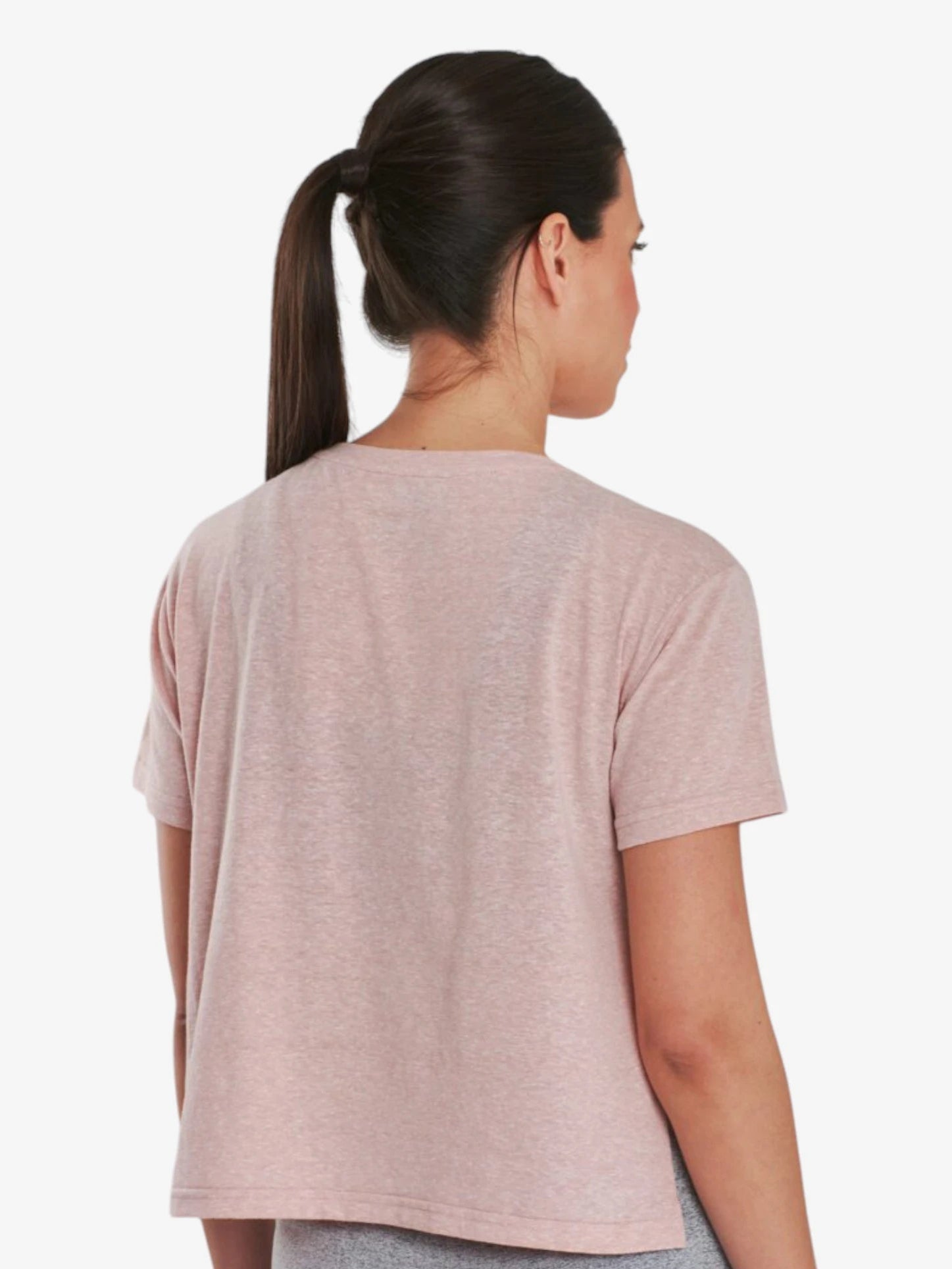 Le Coq Sportif Women's Training Loose Fit T-Shirt - Pink | Breathable Cotton Workout Top for Gym, Running & Casual Wear