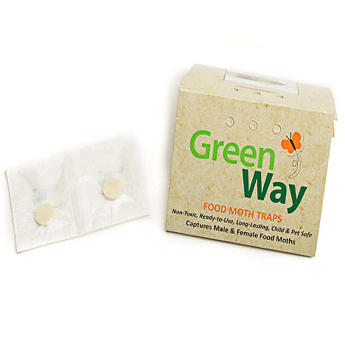 Effective Moth Traps - 4 Pack | Non-Toxic & Odorless Moth Catchers for Closets, Pantries & Storage Areas
