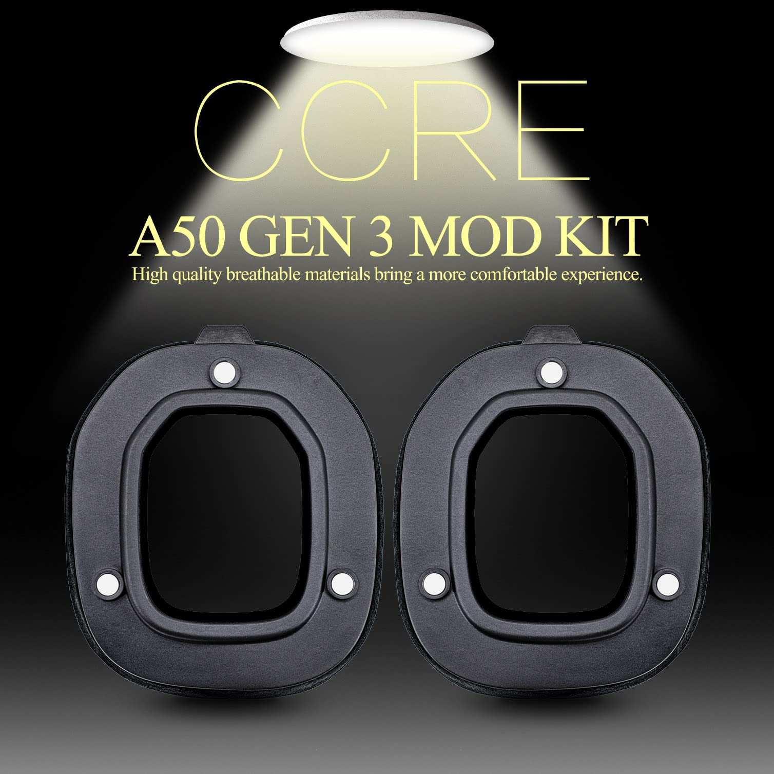 Replacement Ear Pads for Astro A50 GEN 3 Headset - Premium Mod Kit (Not Compatible with A50 Gen 4) | Comfortable Gaming Headphone Cushions for Long Sessions | Perfect for PC, PS4, Xbox Gaming Setup