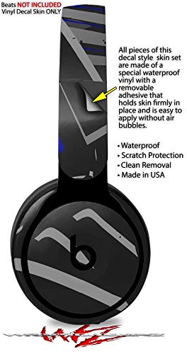 Beats Solo Pro Headphones Skin Decal Wrap - Baja 0023 Blue Royal Protective Cover | Compatible with Beats Solo Pro (Headphones Not Included) | Perfect for Gym, Travel & Daily Use