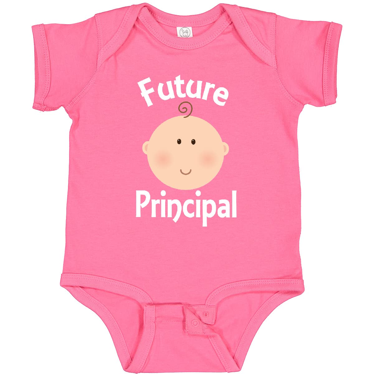 Inktastic Future Principal Baby Occupation Bodysuit - Cute & Comfortable Baby Onesie for Future Leaders - Perfect for School Events, Career Day & Photo Shoots