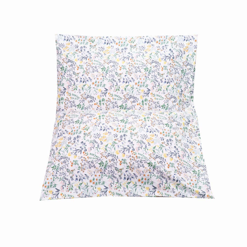 Soft White Cotton Pillowcase Set of 2 - Queen Size for Bedroom Comfort