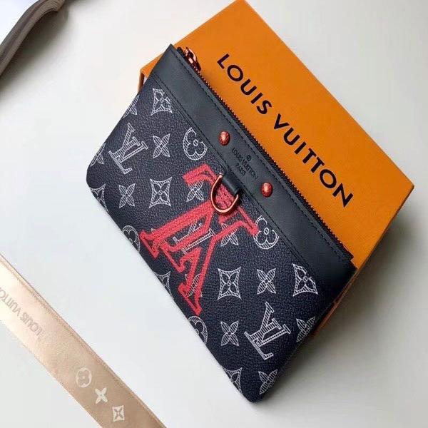 Authentic LV Discovery Pochette Monogram Upside Down Canvas Crossbody Bag - Perfect for Travel, Shopping & Everyday Use