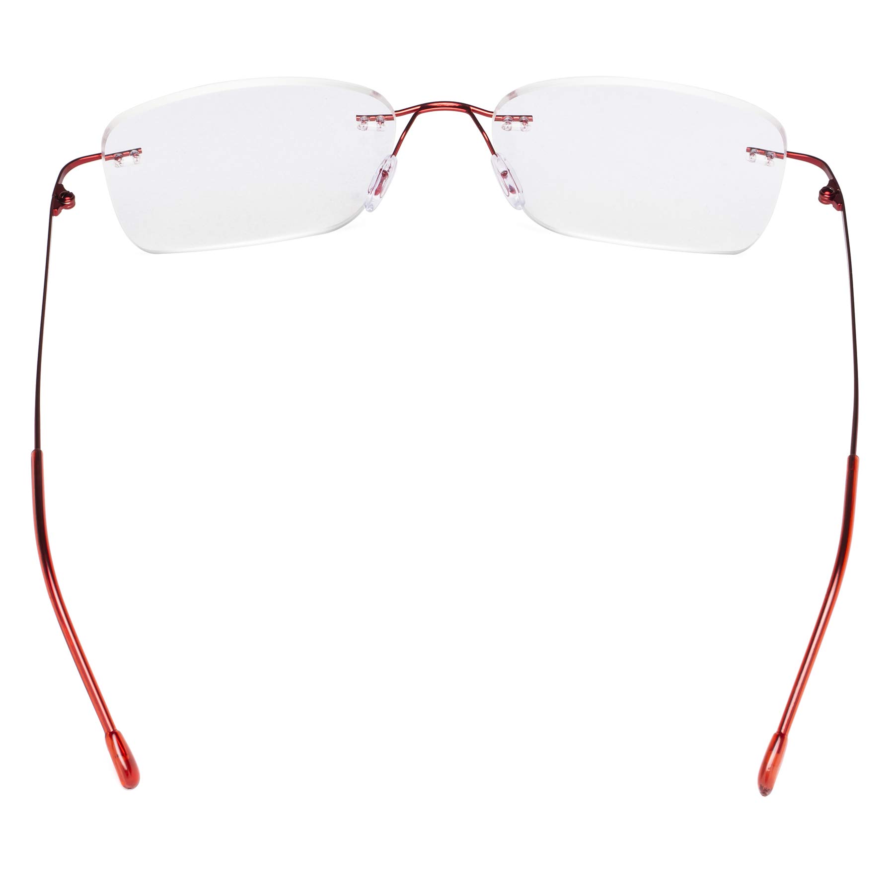CessBlu Rimless Reading Glasses - Lightweight Blue Light Blocking Computer Glasses for Women & Men - Perfect for Office Work, Reading, and Screen Time
