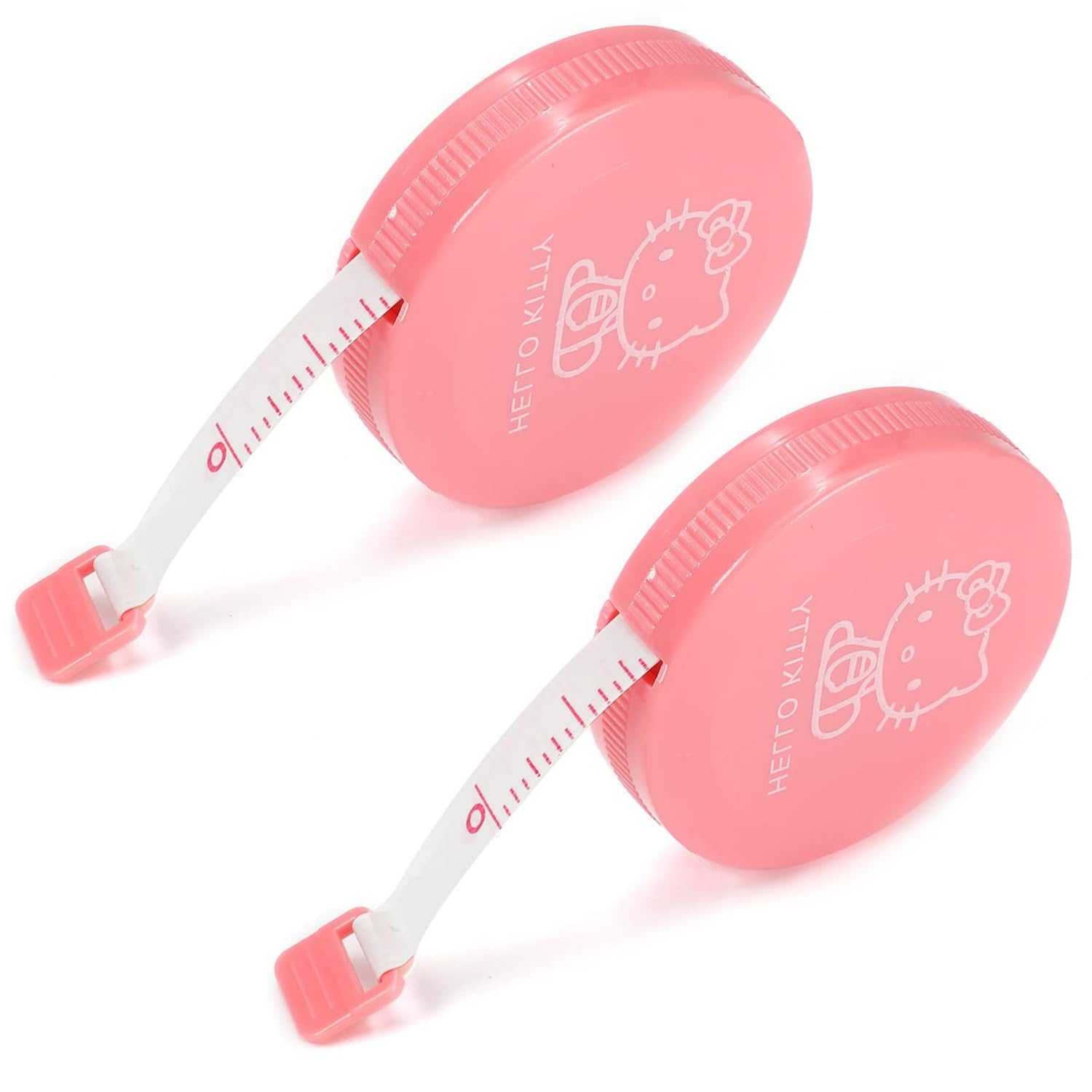 Utoolmart 150cm/59-inch Retractable Soft Tape Measure - Dual Metric Scale, Glass Fiber Round Case, Flexible Measuring Tool for Tailoring, Sewing & Medical Use (2-Pack) | Perfect for DIY Projects, Body Measurements & Crafting