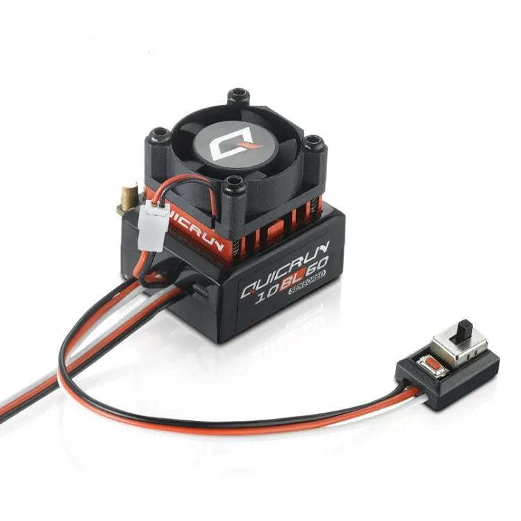Hobbywing QuicRun 10BL60 60A Brushless Sensored ESC Speed Controller for RC Cars, Drones & Boats - High Performance Electronic Speed Control for Racing & Hobby Use