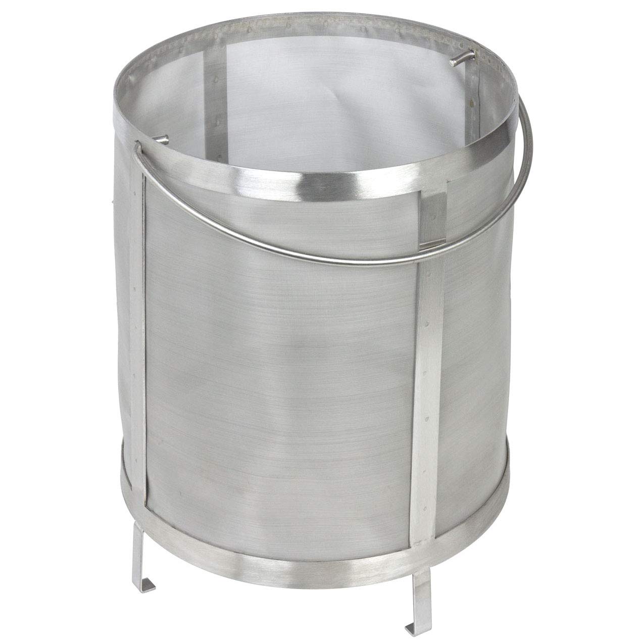 Kegco 6 Gallon Stainless Steel Coffee Filter Basket - Commercial Grade Brewer Replacement Part for Home & Cafe Use