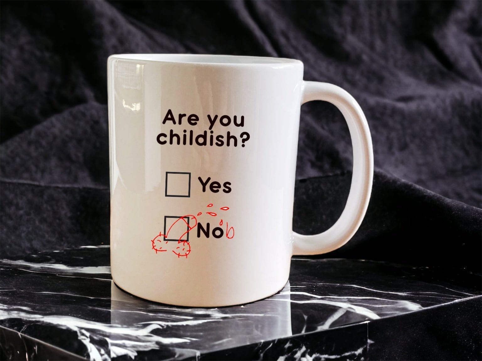 Funny Nob Mug - Cute and Playful Coffee Cup for Adults, Perfect for Office, Home, or Gifts - Ceramic Novelty Drinking Cup with Whimsical Design