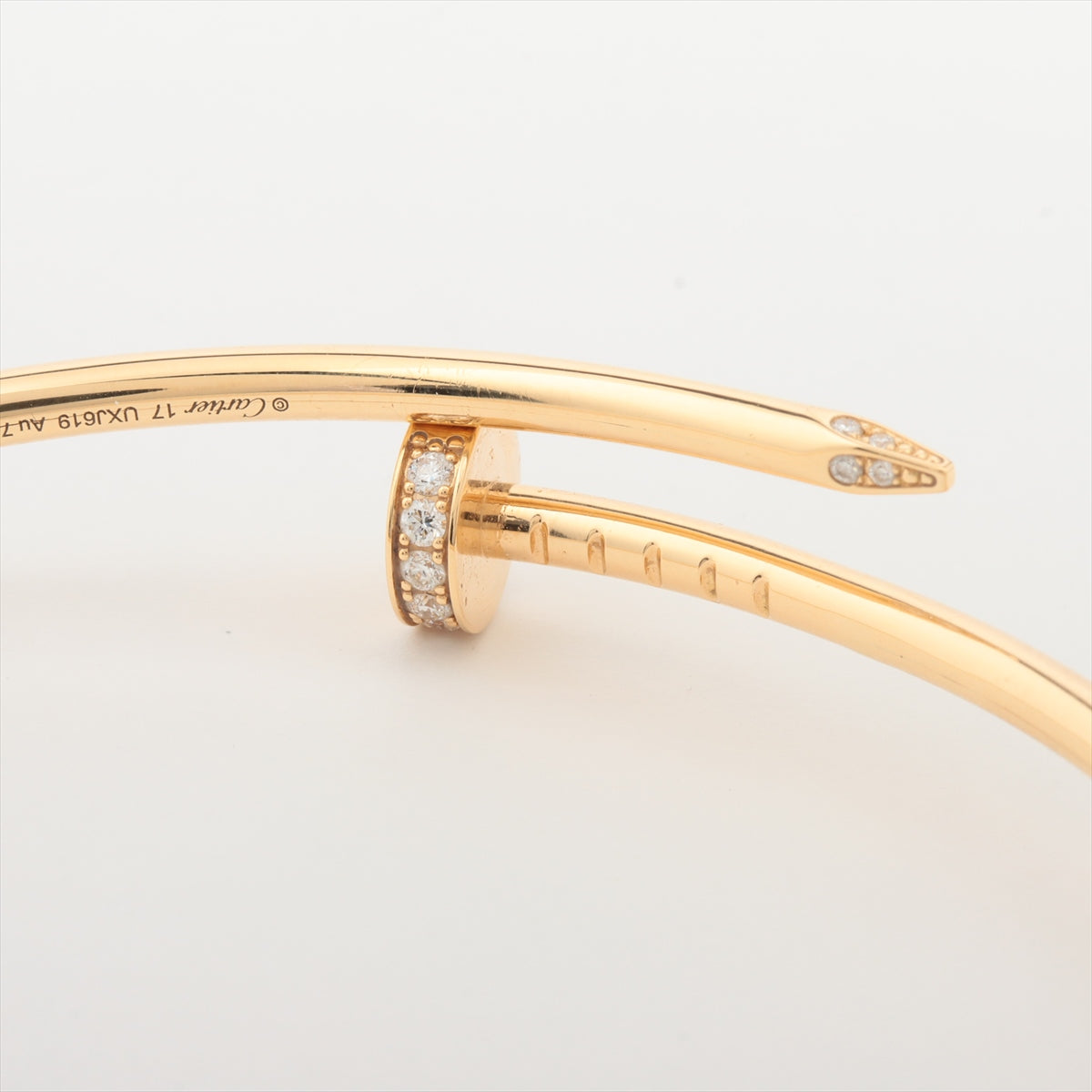 Cartier Juste un Clou Small Diamond Bracelet 17 - Luxury Gold Bangle for Women, Perfect for Parties, Weddings & Special Occasions