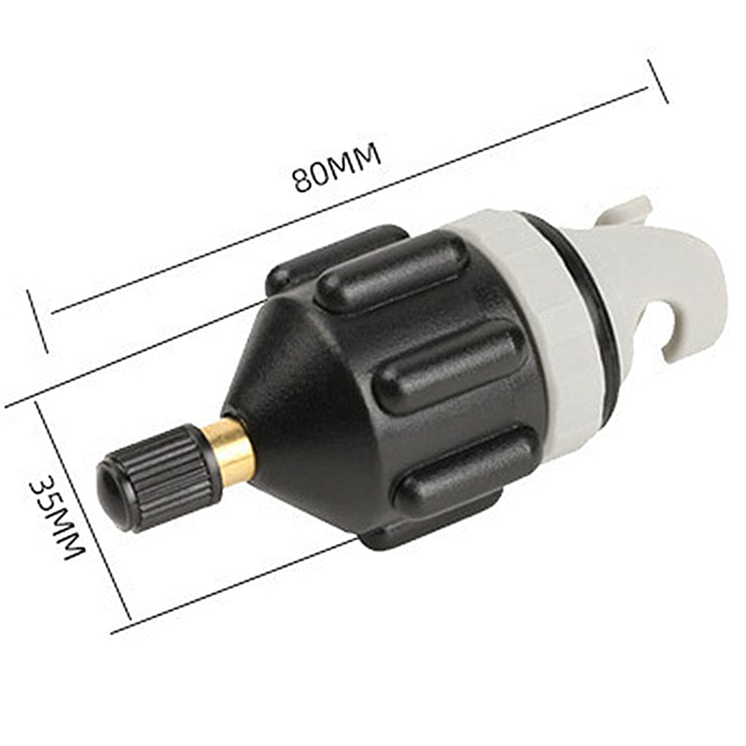 **Inflatable SUP Pump Adapter - Universal Air Valve Converter for Stand Up Paddle Boards, Inflatable Beds, Boats & Kayaks - Perfect for Quick Inflation & Outdoor Water Sports**