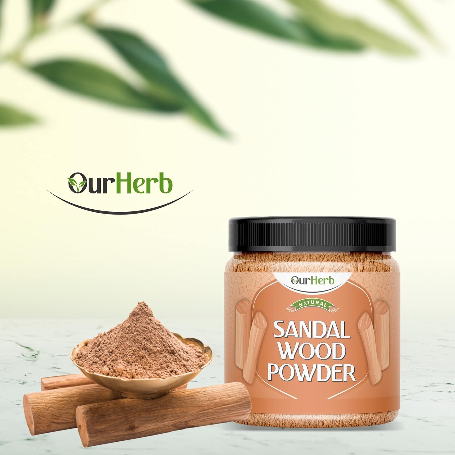 Pure Natural Sandalwood Powder Face Mask for Glowing Skin & Tan Removal - 100% Santalum Album Chandan Powder with Wooden Spoon (100g/3.5oz) | Brightening Facial Treatment for Acne, Dark Spots & Dull Skin | Perfect for Spa Day, Ayurvedic Skincare & DIY Beauty Routines