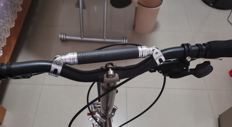 Brompton Handlebar Gadget Bridge - Silver Bike Phone & Computer Mount for Cycling, Commuting & Outdoor Adventures