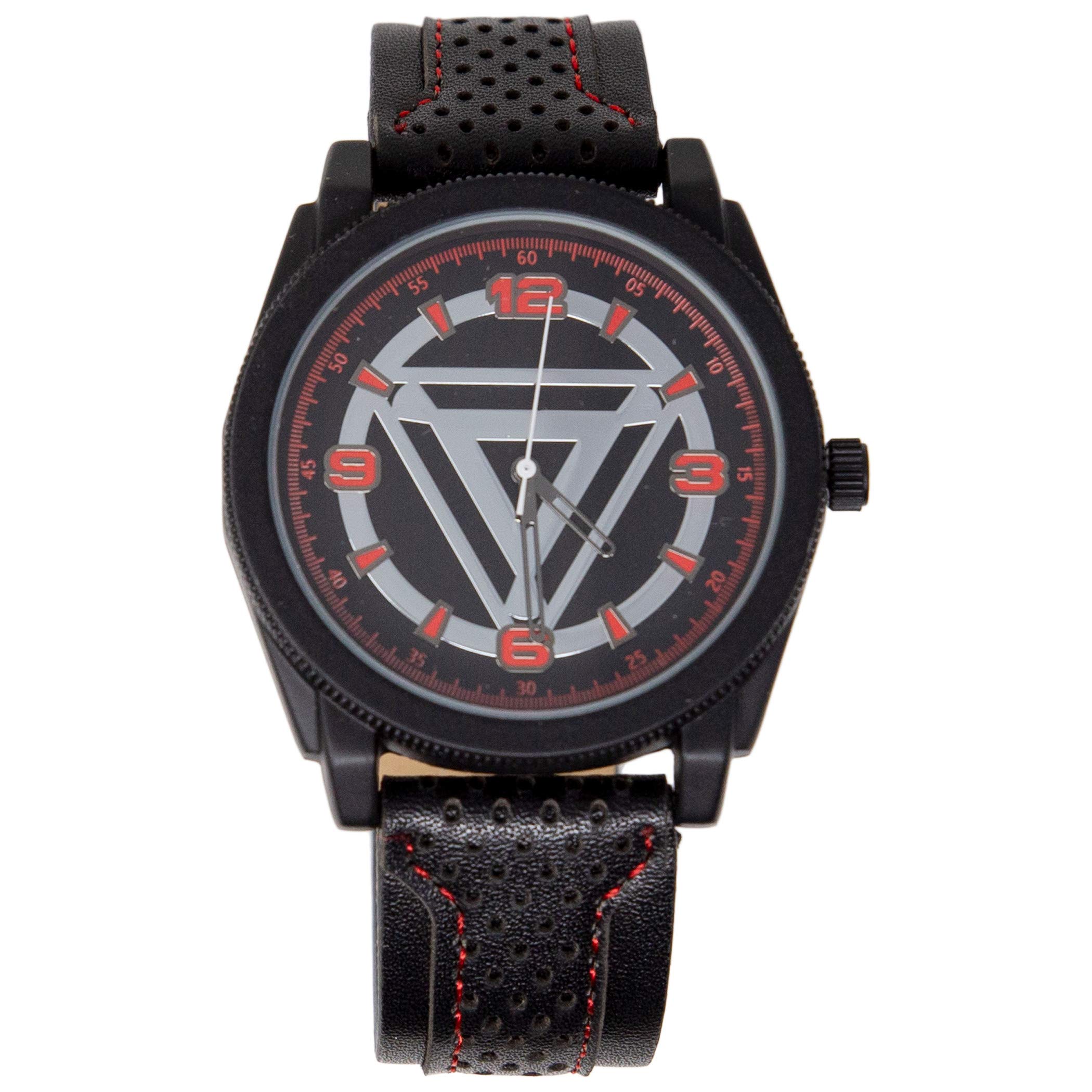 Iron Man Arc Reactor LED Watch with Adjustable Rubber Strap - Cool Superhero Gadget for Marvel Fans, Cosplay & Collectors