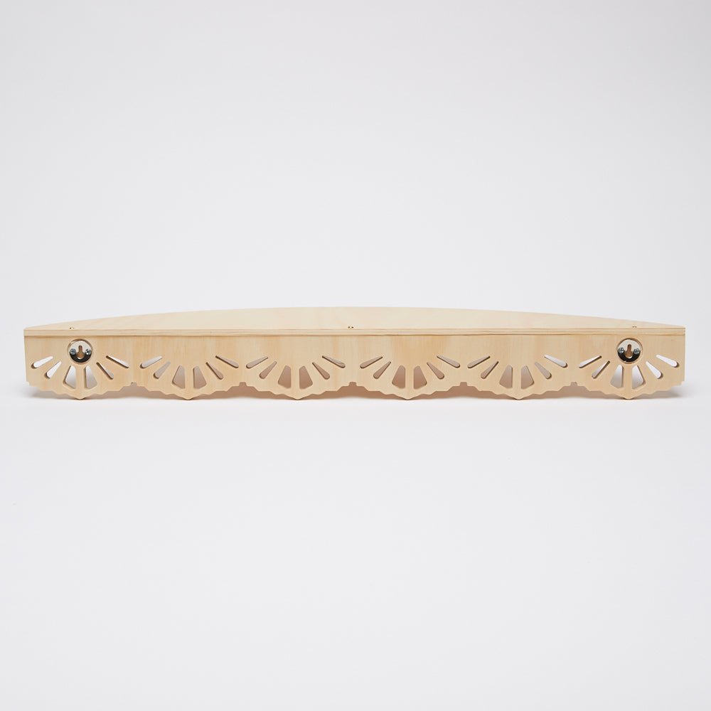 Elegant Scalloped Lace Shelves - Decorative Wall Shelves for Bedroom, Bathroom & Living Room - Perfect for Home Decor and Displaying Small Decor Items