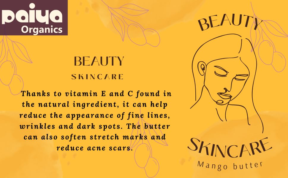 Organic Deodorized Indian Mango Butter - 200g | Natural Skin & Hair Moisturizer with Antioxidants | Perfect for DIY Beauty Products, Body Creams & Lip Balms | Vegan & Cruelty-Free Skincare Solution
