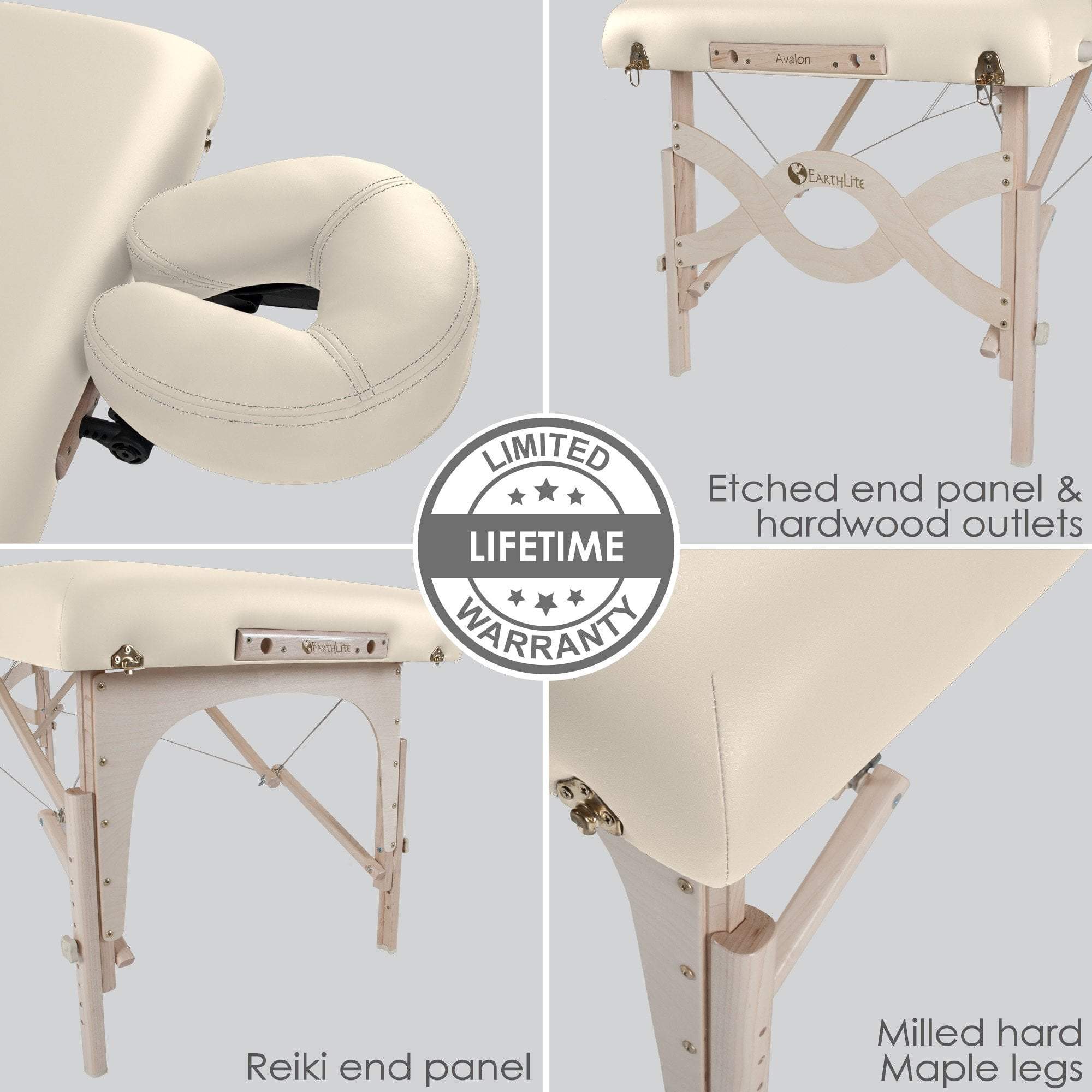 Earthlite Avalon XD Professional Massage Table with Flat Top - Portable & Adjustable for Home, Spa, and Clinic Use - Perfect for Therapists & Athletes