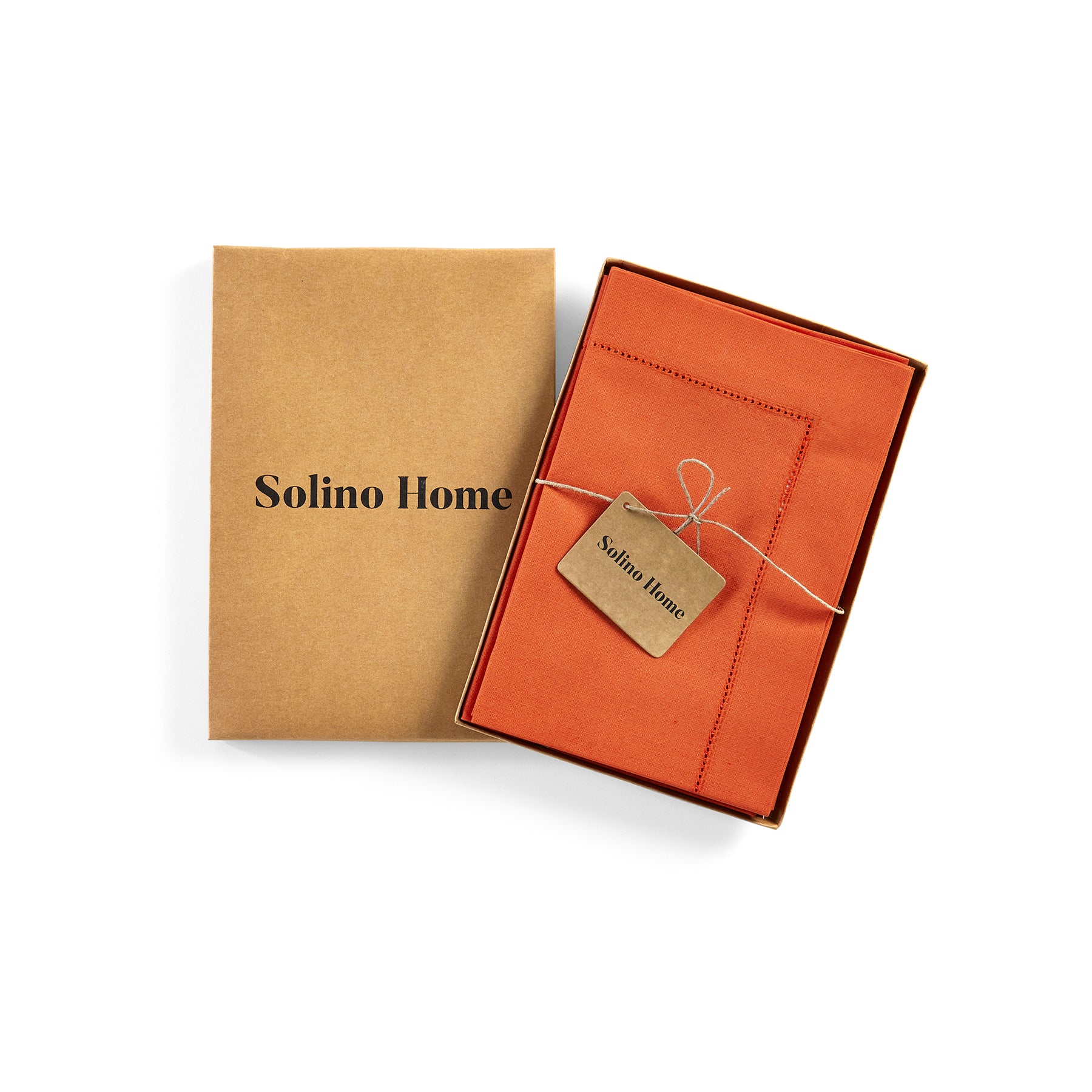 Premium Cotton Linen Hemstitch Napkins Set - 100% Natural Fabric Dinner Napkins for Formal Dining, Wedding, and Special Occasions - Elegant Table Decor for Restaurants and Home Entertaining