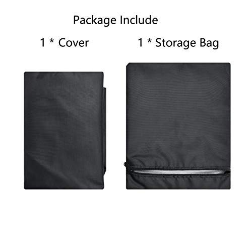 Waterproof Patio Hanging Chair Cover - 230x200cm Cocoon Egg Chair Protector for Rattan Wicker Swing Seats | Outdoor Furniture Protection for Double Swing Chairs | Perfect for Garden, Balcony & Backyard Relaxation