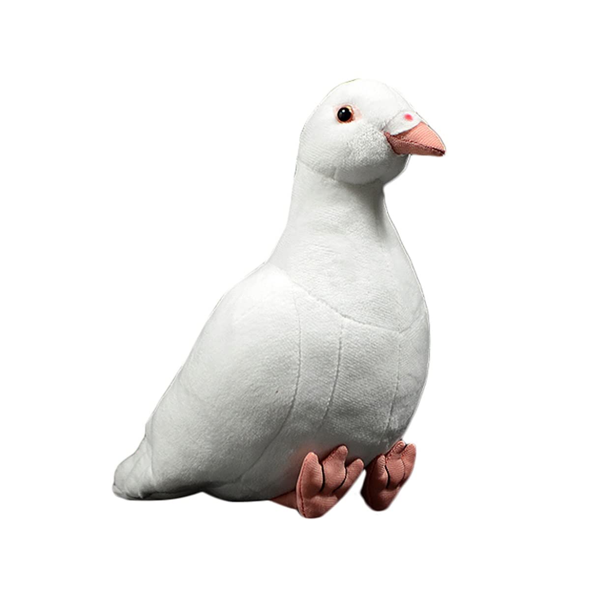 7in White Pigeon Plush Toy - Soft Stuffed Animal Gift for Kids (Birthday/Christmas)