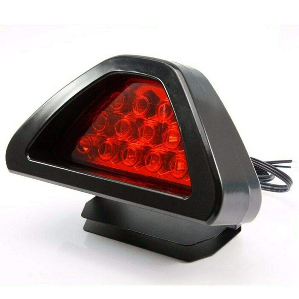 Universal MASO Rear Tail Third Brake Light - High Visibility Strobe Flash LED Stop Light with Red Shell for Cars, Trucks & SUVs | Perfect for Night Driving, Foggy Conditions & Enhanced Vehicle Safety