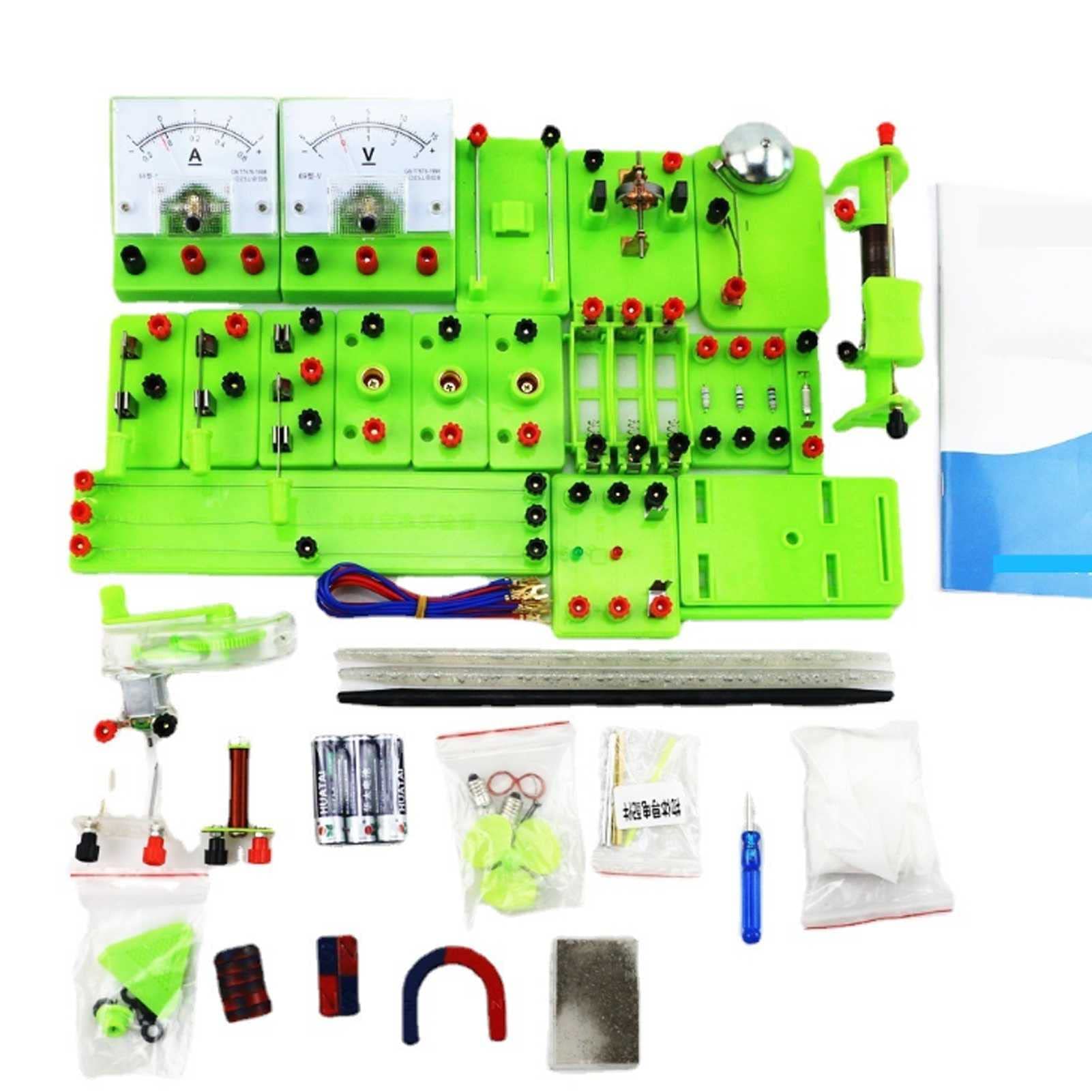 Kids Circuit Experiment Kit - Science Learning Tool with Storage Box | Electrical Circuits for Middle School & Junior High Students | STEM Classroom & Homeschool Science Projects