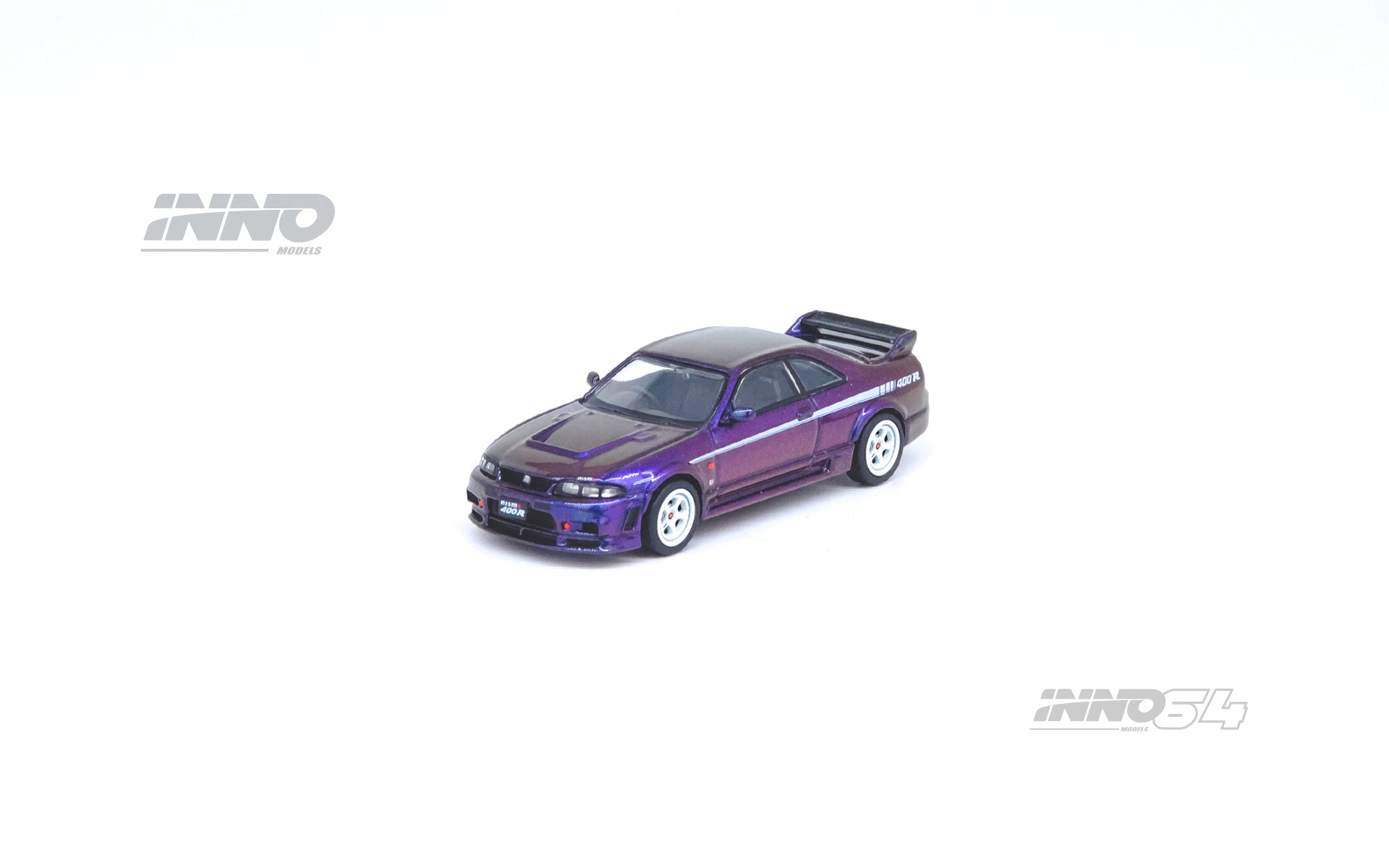 INNO64 1/64 Scale Nissan Skyline R33 (BNCR33) Diecast Model Car - Midnight Purple II Limited Edition - HK Toycar Salon 2023 Exclusive - Perfect for Collectors, Display & Toy Car Enthusiasts