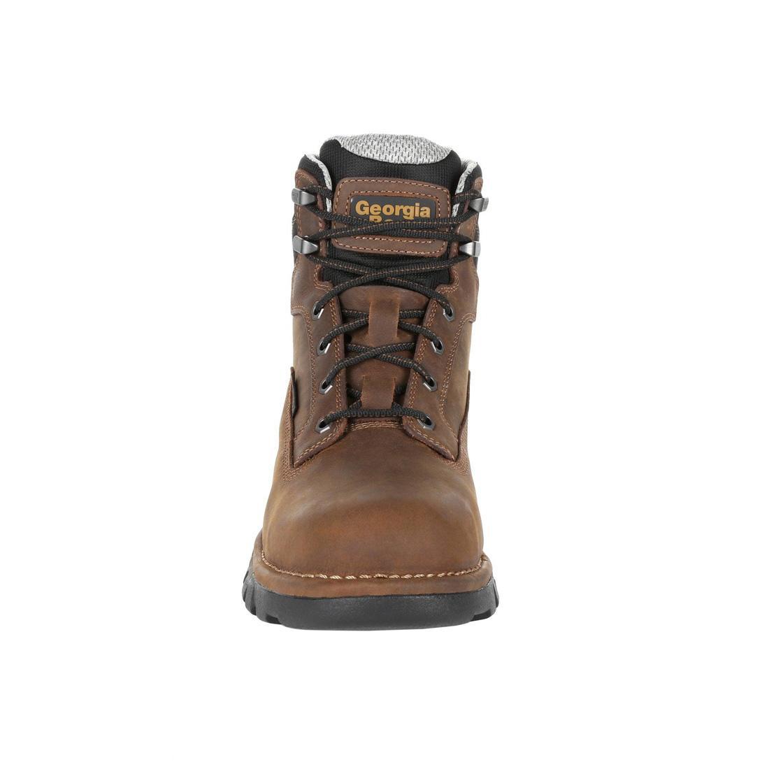 Eagle One Steel Toe Waterproof Work Boots - Men's Safety Shoes for Construction, Warehouse & Outdoor Work - Slip Resistant & Comfortable