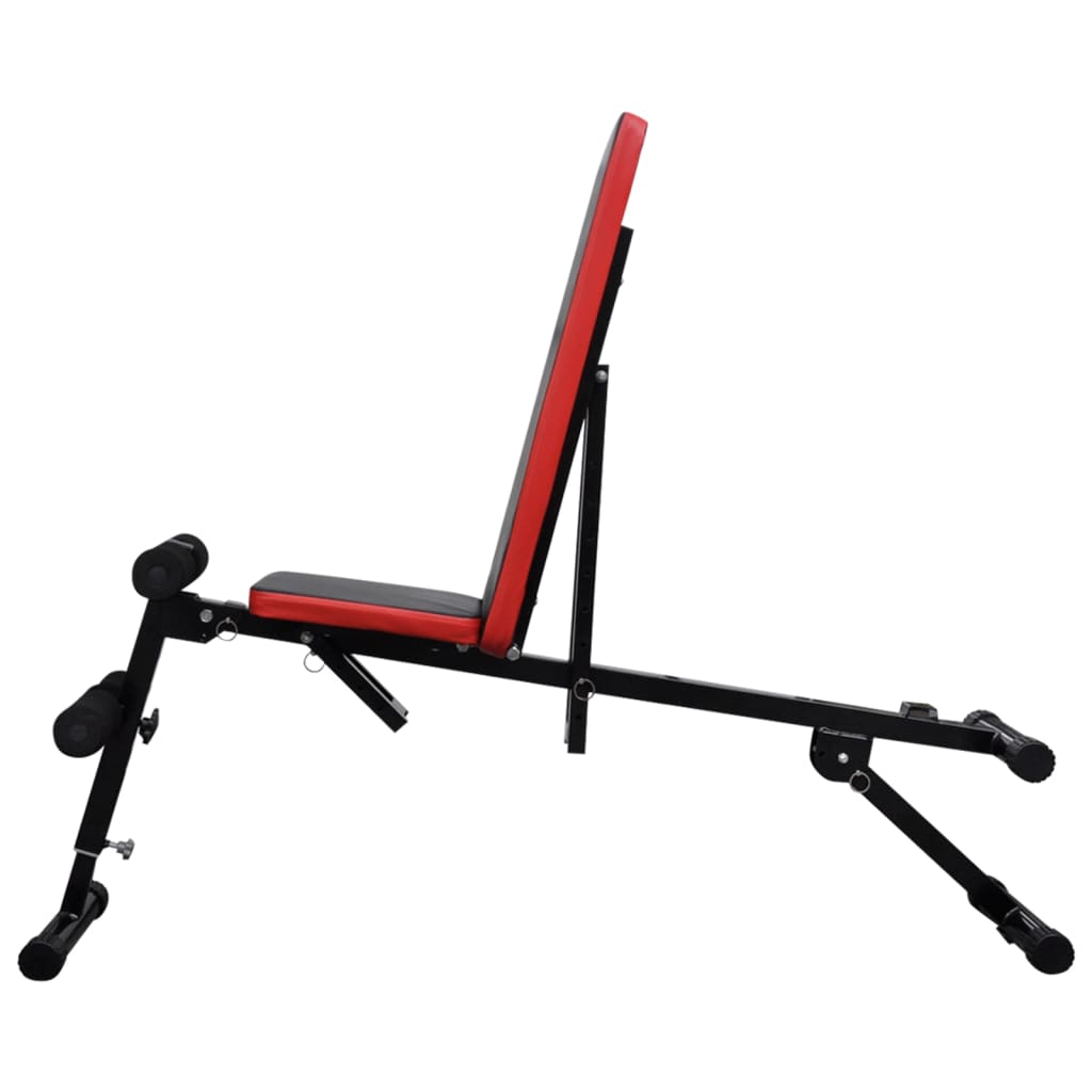 vidaXL Adjustable Sit Up Bench - Multi-Position Home Gym Equipment for Core Workouts & Ab Exercises | Perfect for Home Fitness & Strength Training
