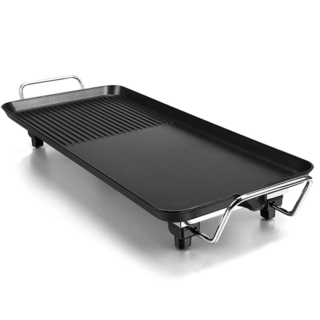 Premium Charcoal Grill - Aluminum Alloy Electric BBQ Grill with Smoke-Free Technology, Multi-Function Oven for Indoor/Outdoor Cooking - Perfect for Family Gatherings, Camping & Backyard Parties (Black)