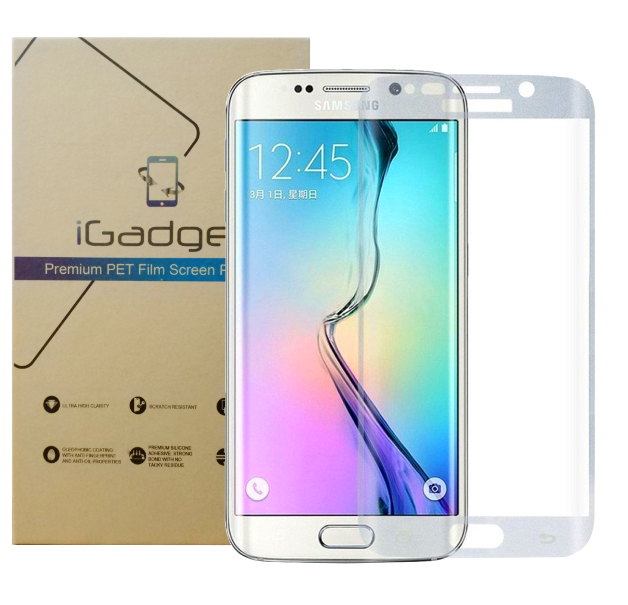 Samsung Galaxy S6 Edge Screen Protector - 3D Curved PET Film for Scratch Protection | Perfect Fit for Curved Display | Ideal for Everyday Use, Travel & Gaming