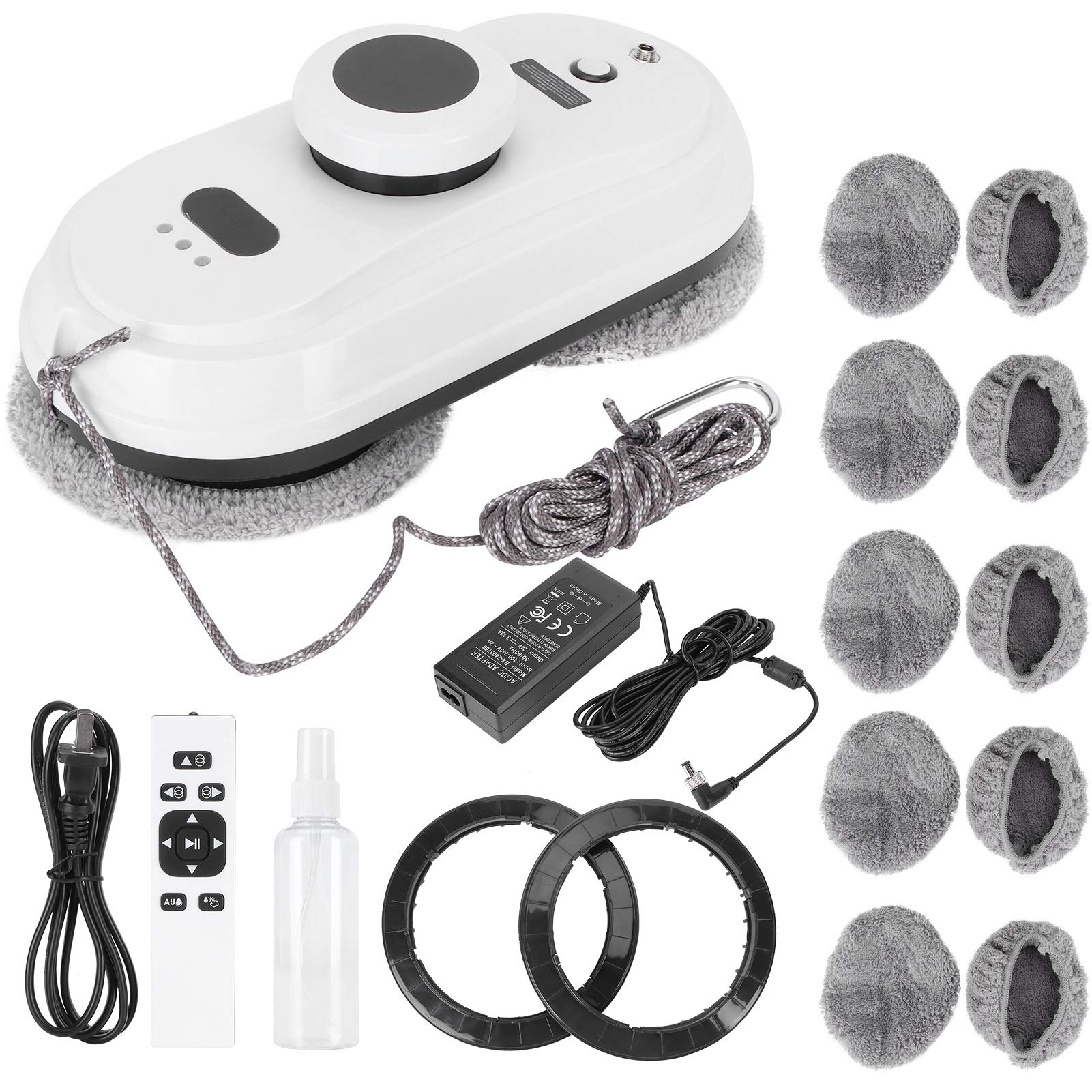 Automatic Window Cleaning Robot - Smart Electric Glass Cleaner with Remote Control for Household Use | Perfect for High-Rise Windows, Skylights, and Hard-to-Reach Glass Surfaces