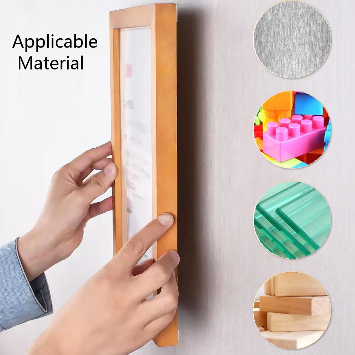 Double Sided Foam Tape 16.4 FT x 0.79 Inch - Heavy Duty PE Foam Adhesive Tape for Home & Office Decor, Car Trim, Gap Filling - Strong Mounting Tape for Wall Decorations, Picture Hanging & DIY Projects