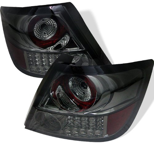 Xtune TC LED Tail Lights - Smoke Lens with Chrome Housing - High Performance Car Accessories for Enhanced Visibility & Style
