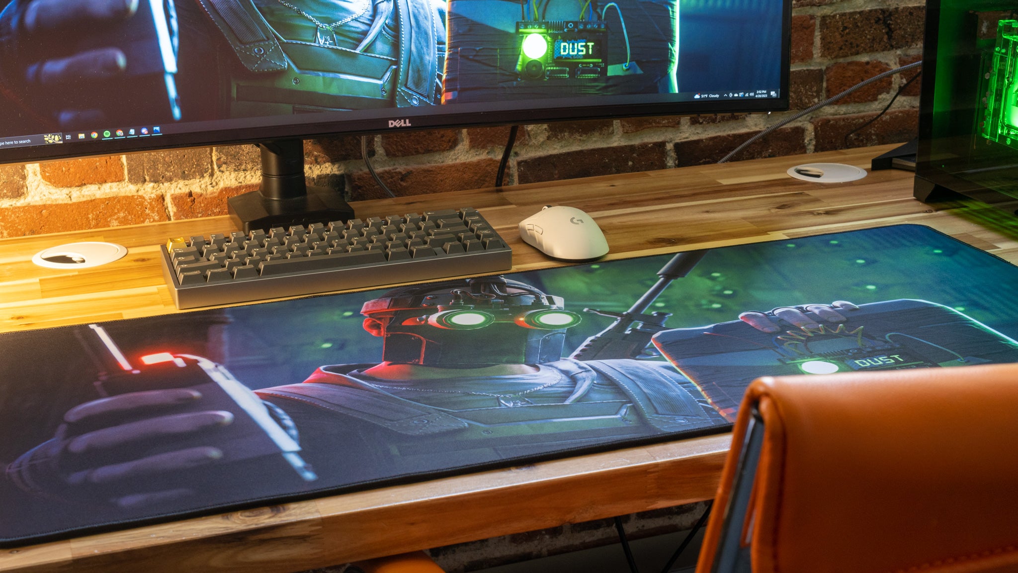 Dust Launch Rat Content Creator Collaboration Rust Limited Edition XL Gaming Mouse Pad - Perfect for Gaming, Streaming & Office Use