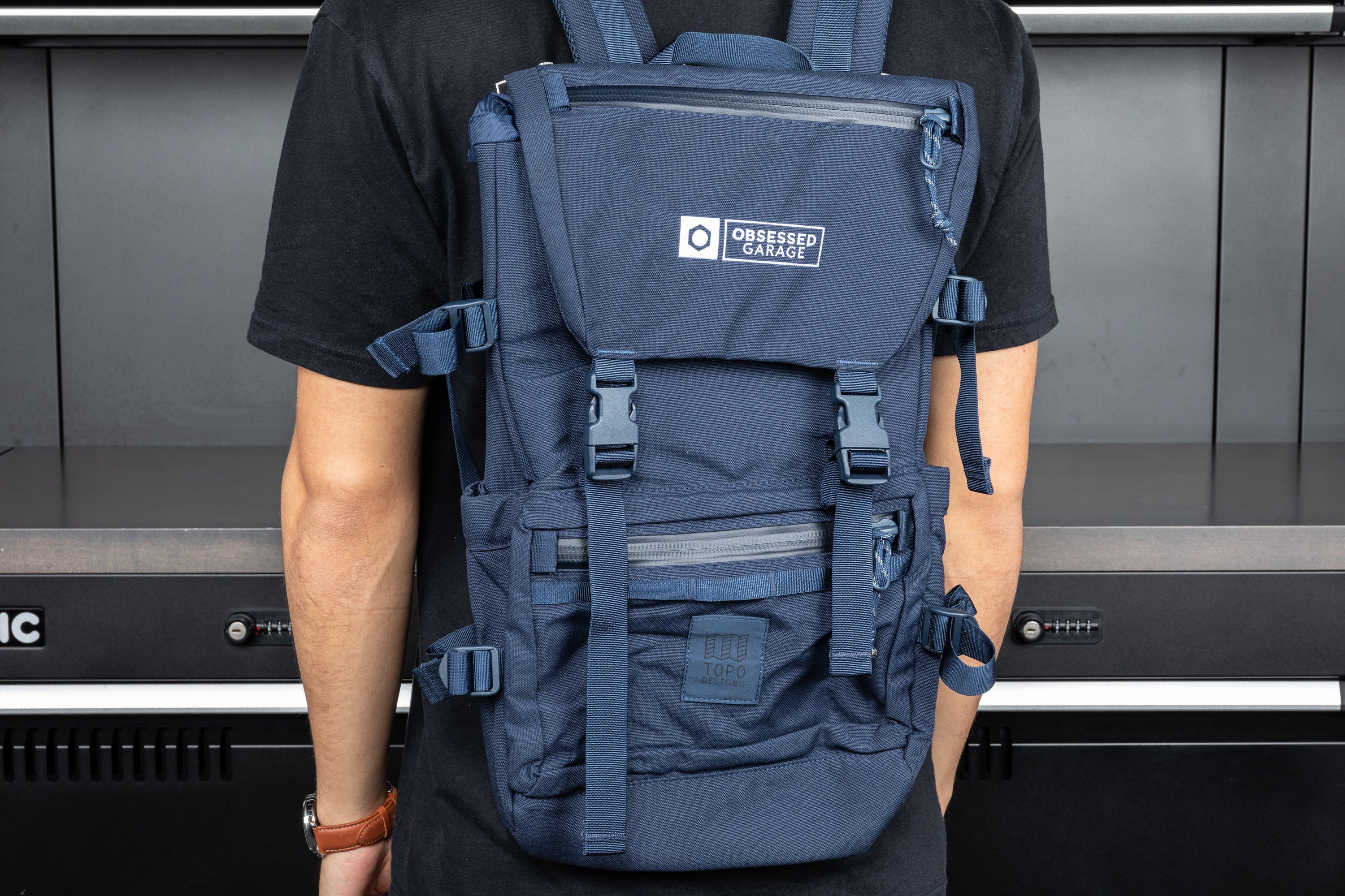 Obsessed Garage Backpack - Durable Waterproof Car Detailing Backpack for Tools & Supplies - Perfect for Auto Enthusiasts & Professional Detailers