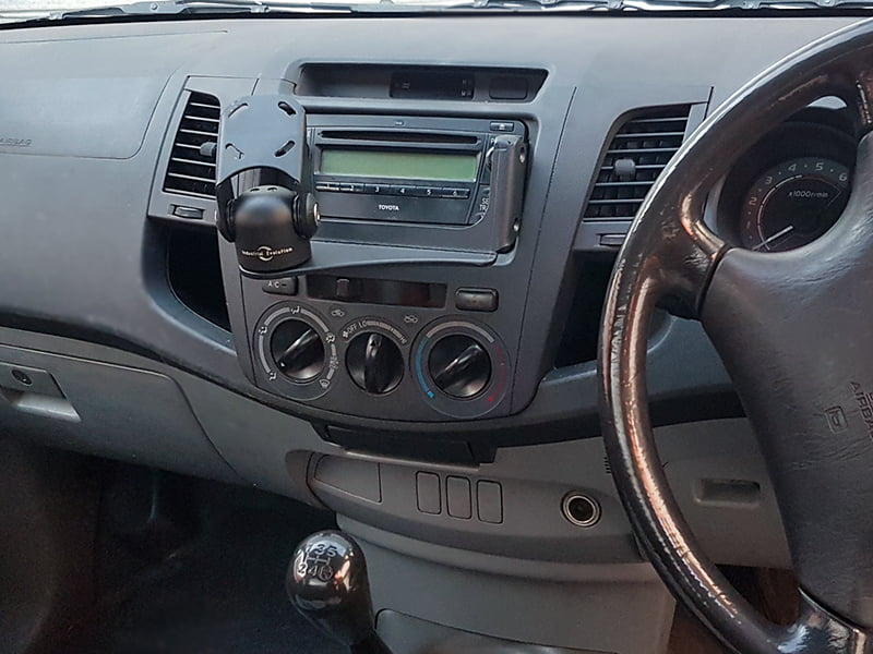 Industrial Evolution InDash Mount for Toyota Hilux (2005-2013) - Secure Phone Holder for Car Dashboard - Perfect for GPS Navigation & Hands-Free Driving