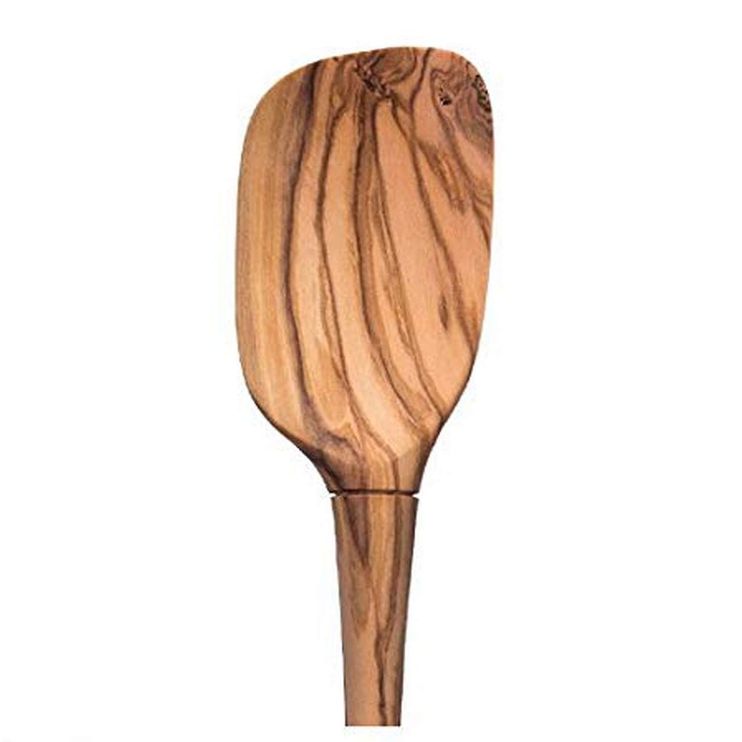 Premium Olive Wooden Spoonula - Natural Wood Cooking Utensil for Baking, Mixing & Serving - Durable Kitchen Tool for Non-Stick Pans & Healthy Cooking - Perfect for Home Chefs & Gourmet Food Preparation