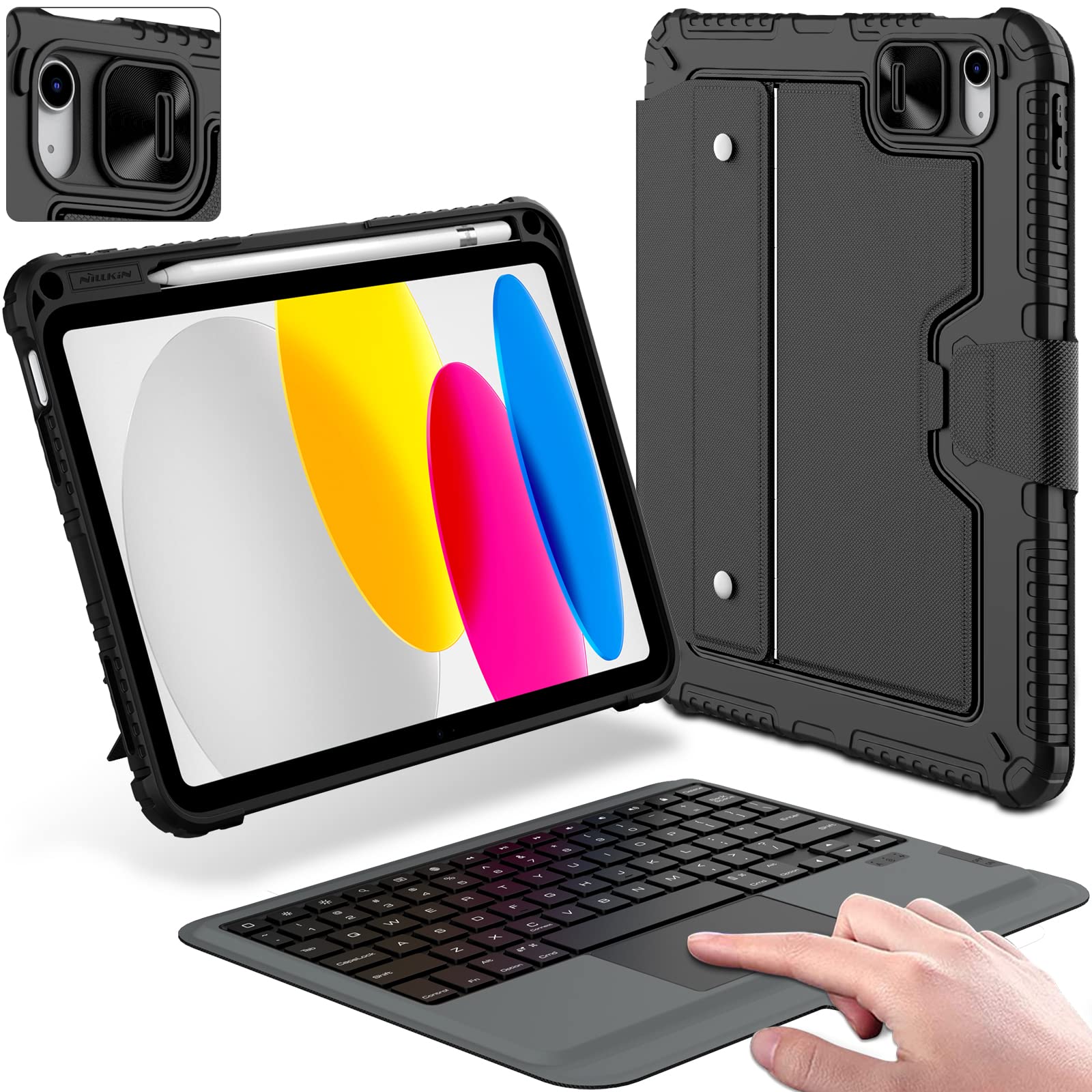 Nillkin iPad 10th & 11th Generation Keyboard Case (10.9