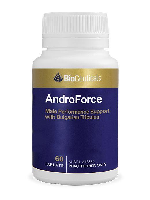 BioCeuticals AndroForce - Natural Testosterone Booster for Men | Muscle Growth, Energy & Vitality Supplement | Gym, Workout & Fitness Support
