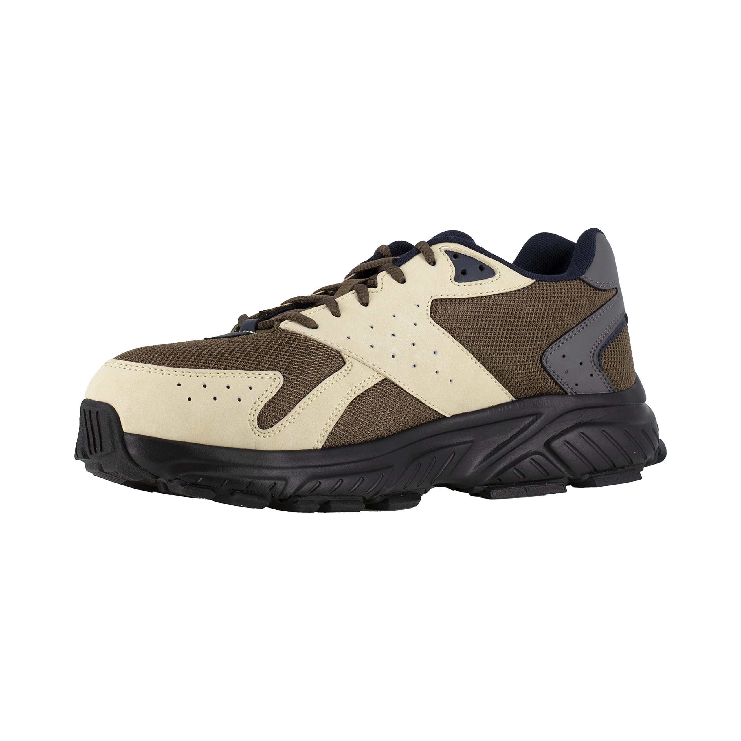 Reebok Men's Retro Trail Steel Toe Work Safety Shoes - Lightweight Comfortable Work Boots for Construction, Warehouse & Outdoor Jobs