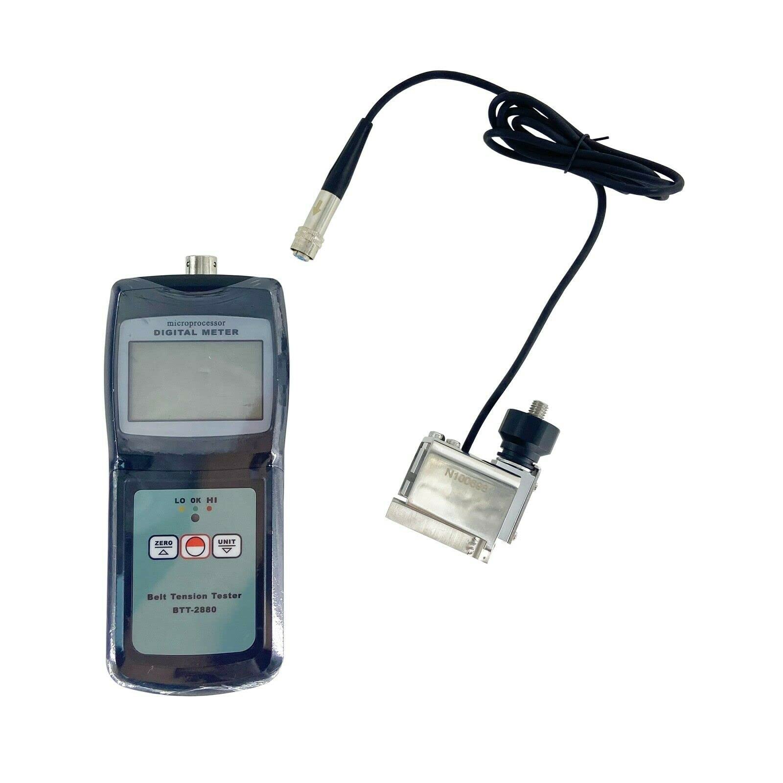 Belt Tension Gauge Meter Tester 0-750N with High/Low/OK Indicators - for Textile, Cable, Wire, Plastic Film & Paper Printing Industries | Perfect for Industrial Maintenance & Quality Control
