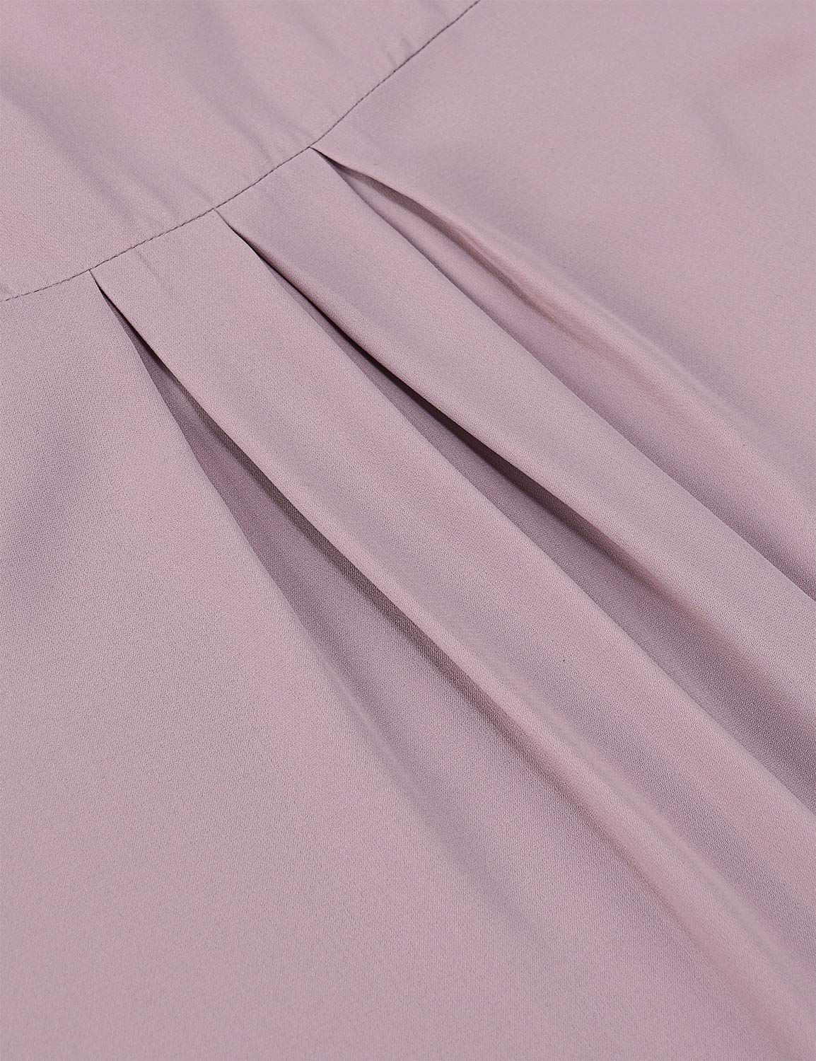 Women's Notch V-Neck Sleeveless Chiffon Blouse - Flowy Summer Tops for Casual Wear, Office & Date Night Outfits