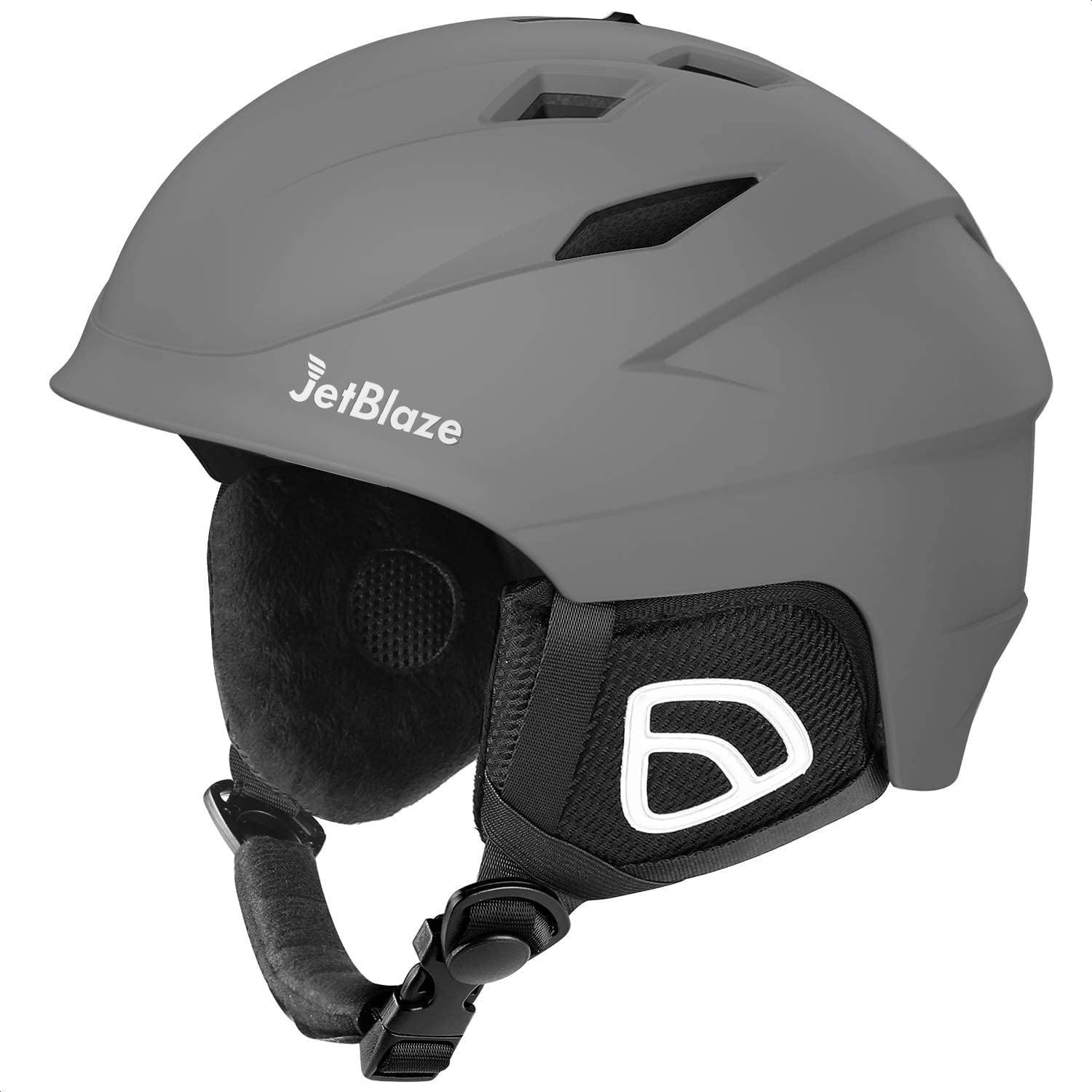 JetBlaze Ski Helmet for Men, Women & Youth - Lightweight Snowboard & Winter Sports Helmet with Ventilation - Perfect for Skiing, Snowboarding & Outdoor Adventures