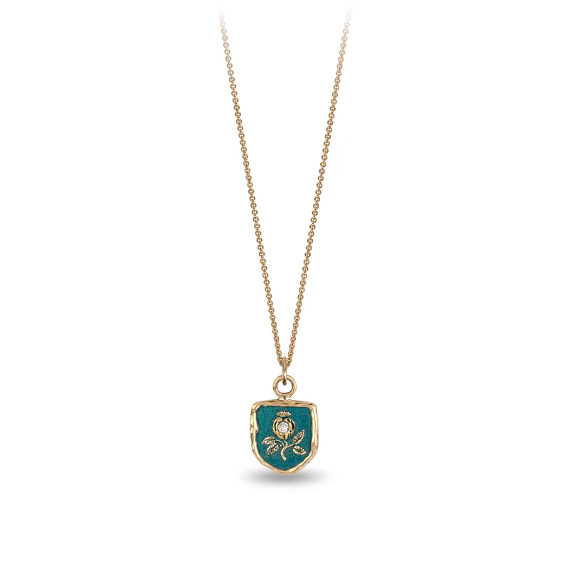 14K Gold Diamond Pendant Necklace Set - Elegant Talisman Jewelry for Women, Perfect for Gifts, Anniversaries & Special Occasions