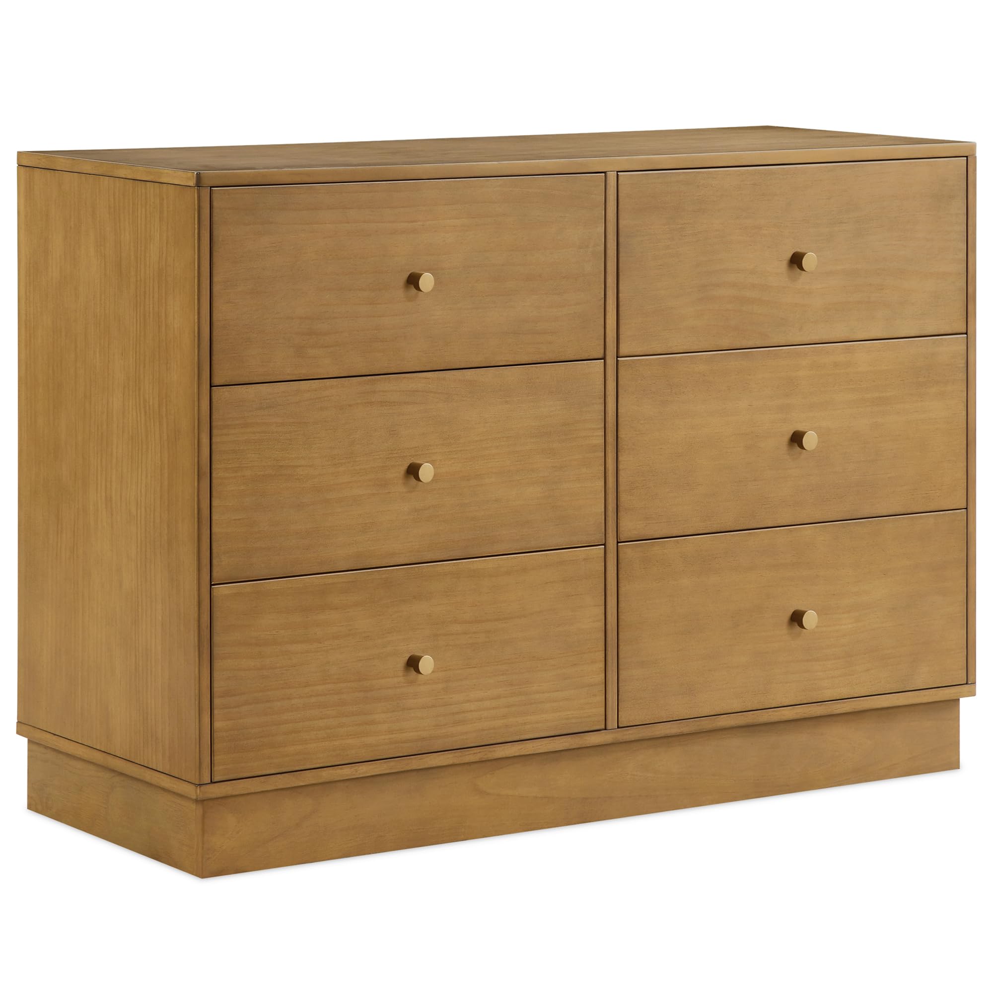 Delta Children James 6-Drawer Dresser with Interlocking Drawers - Sturdy Kids Bedroom Storage for Clothes & Toys