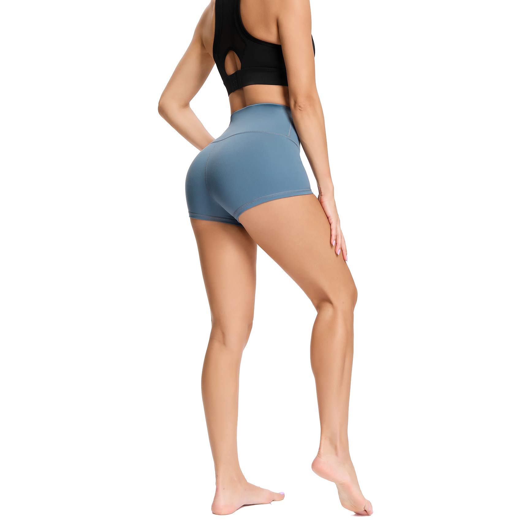 LXNMGO High Waist Yoga Shorts for Women - 2