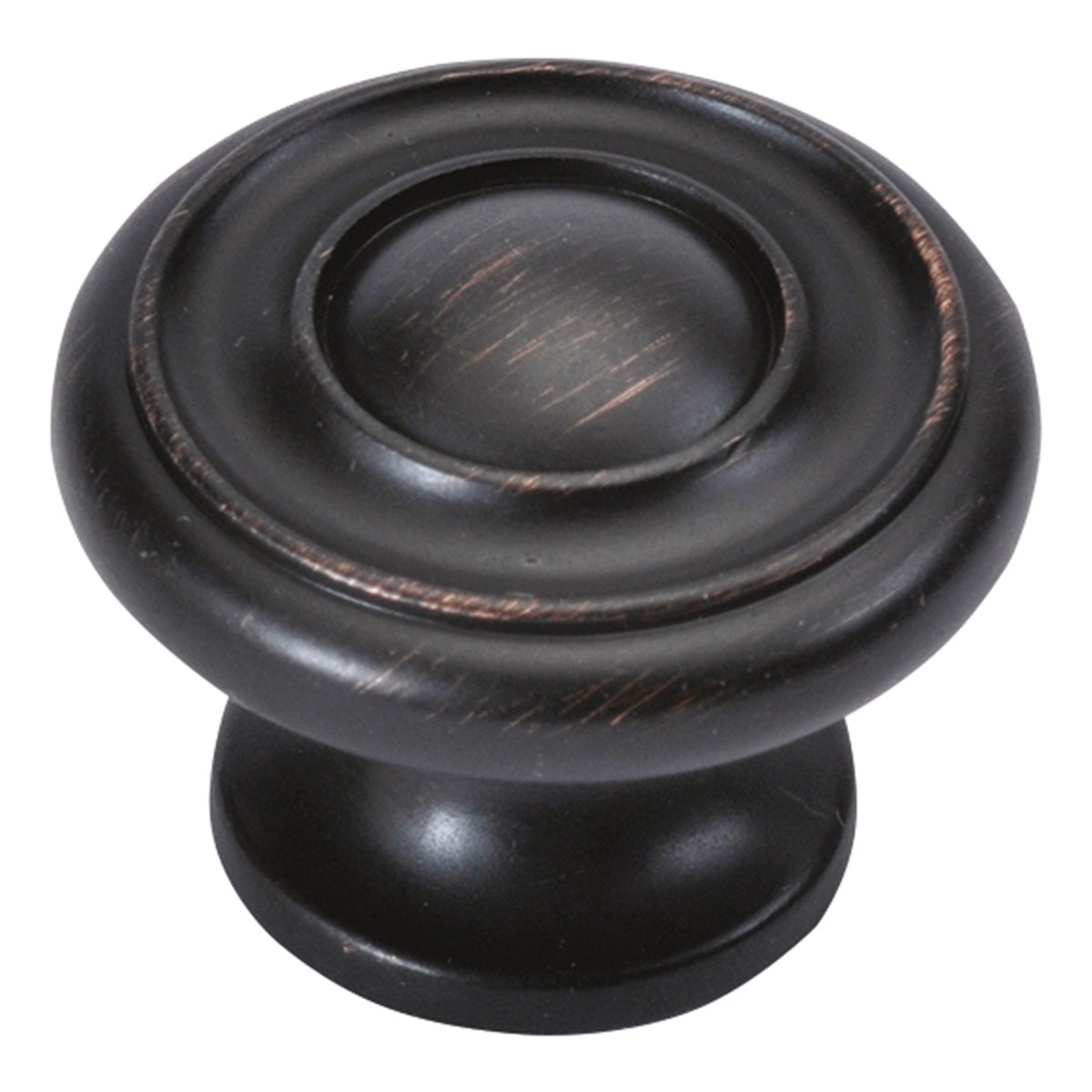 Vintage Bronze Cottage Knob 1.5 Inch Diameter - Classic Cabinet & Drawer Pull for Farmhouse, Shabby Chic Home Decor