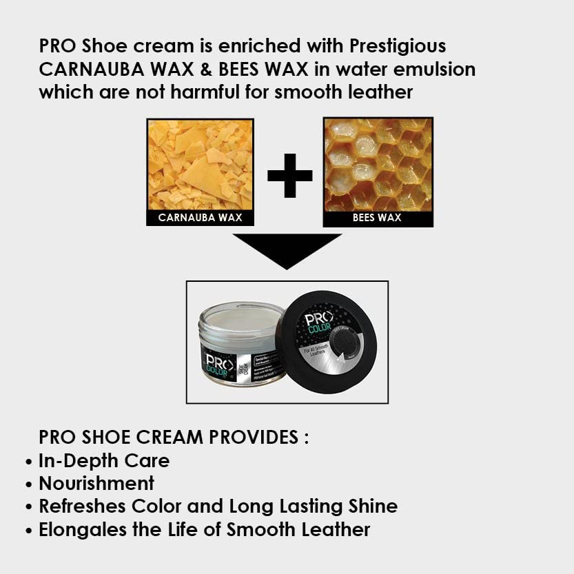 Premium PRO Shoe Cream Polish Kit - Deep Nourishing & High Shine Leather Conditioner for Men & Women | Perfect for Dress Shoes, Boots & Leather Accessories | Ideal for Professional Shine & Daily Footwear Care