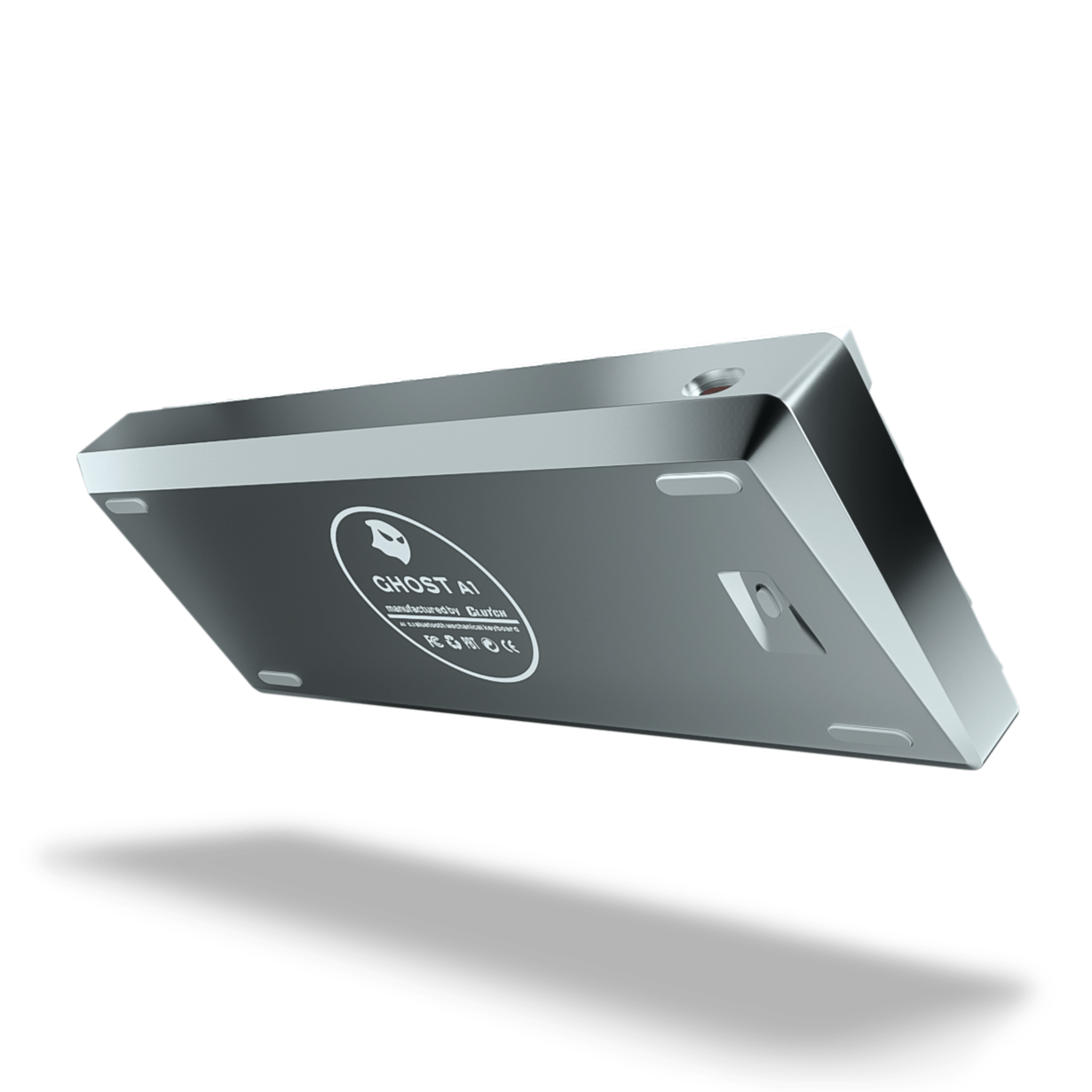 Ghost A1 Aluminum Wireless Keyboard - Ultra-Thin Bluetooth Keyboard for Mac, Windows, iPad | Home Office, Gaming & Travel Use